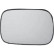 Mirror glass, exterior mirror 7685027 Diederichs