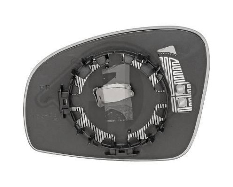 Mirror glass, exterior mirror 7801026 Diederichs, Image 2