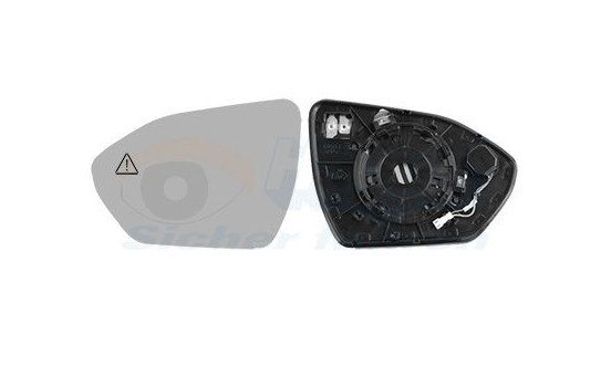 Mirror glass, exterior mirror * HAGUS * 8296835