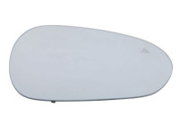 Mirror glass, exterior mirror