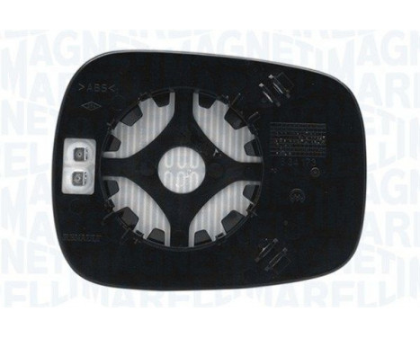 Mirror glass, exterior mirror