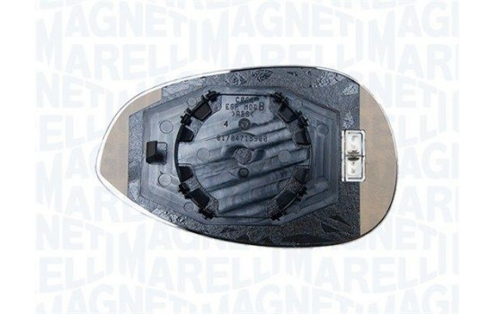 Mirror glass, exterior mirror