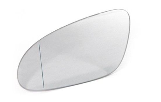Mirror glass, exterior mirror