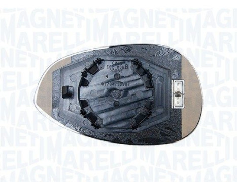 Mirror glass, exterior mirror