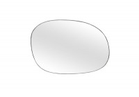 Mirror glass, exterior mirror