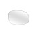 Mirror glass, exterior mirror