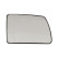 Mirror glass, exterior mirror