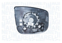 Mirror glass, exterior mirror