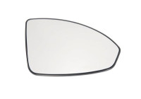 Mirror glass, exterior mirror