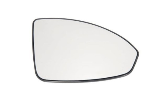 Mirror glass, exterior mirror