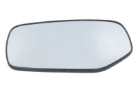 Mirror glass, exterior mirror