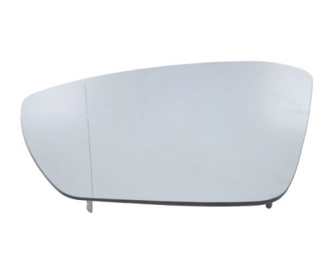 Mirror glass, exterior mirror