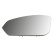 Mirror glass, exterior mirror