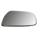 Mirror glass, exterior mirror