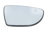Mirror glass, exterior mirror