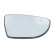 Mirror glass, exterior mirror