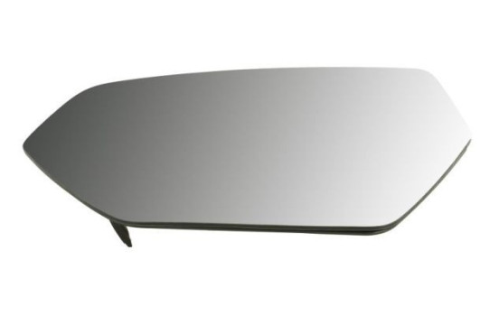 Mirror glass, exterior mirror