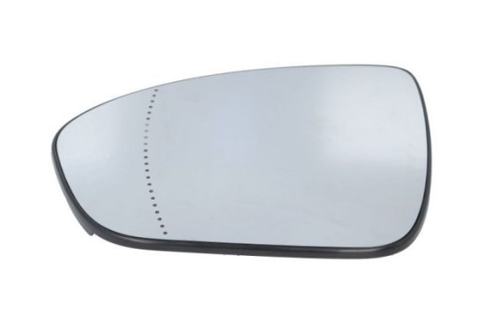 Mirror glass, exterior mirror