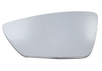 Mirror glass, exterior mirror