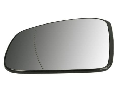 Mirror glass, exterior mirror