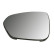 Mirror glass, exterior mirror