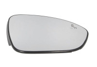 Mirror glass, exterior mirror