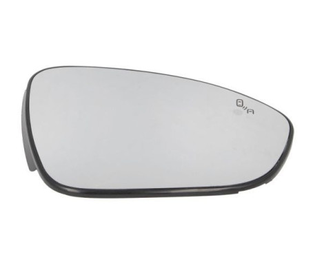 Mirror glass, exterior mirror