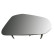 Mirror glass, exterior mirror