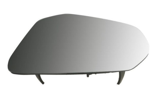 Mirror glass, exterior mirror