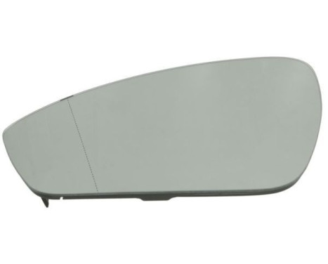 Mirror glass, exterior mirror