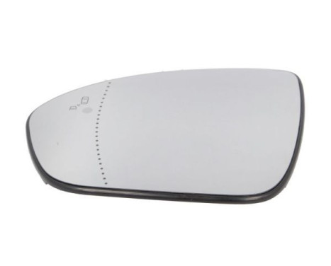 Mirror glass, exterior mirror