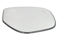 Mirror glass, exterior mirror