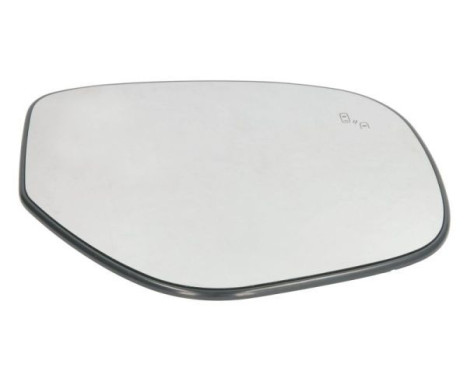 Mirror glass, exterior mirror