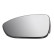Mirror glass, exterior mirror