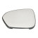 Mirror glass, exterior mirror