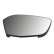 Mirror glass, exterior mirror