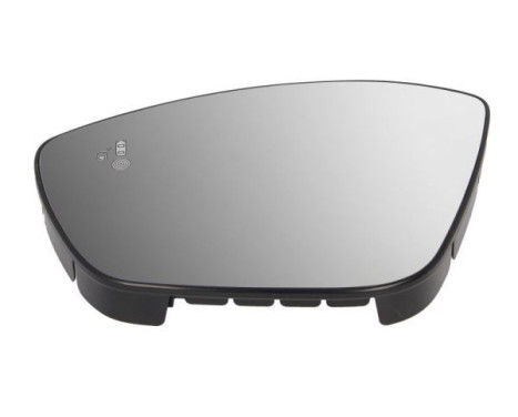 Mirror glass, exterior mirror