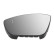 Mirror glass, exterior mirror