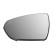 Mirror glass, exterior mirror