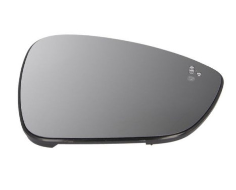 Mirror glass, exterior mirror