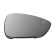Mirror glass, exterior mirror