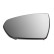 Mirror glass, exterior mirror
