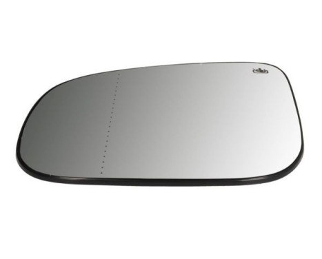 Mirror glass, exterior mirror