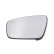 Mirror glass, exterior mirror