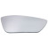 Mirror glass, exterior mirror