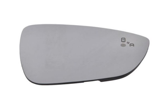 Mirror glass, exterior mirror
