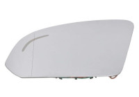 Mirror glass, exterior mirror