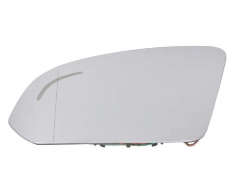 Mirror glass, exterior mirror
