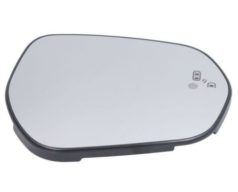 Mirror glass, exterior mirror