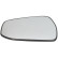 Mirror glass, exterior mirror